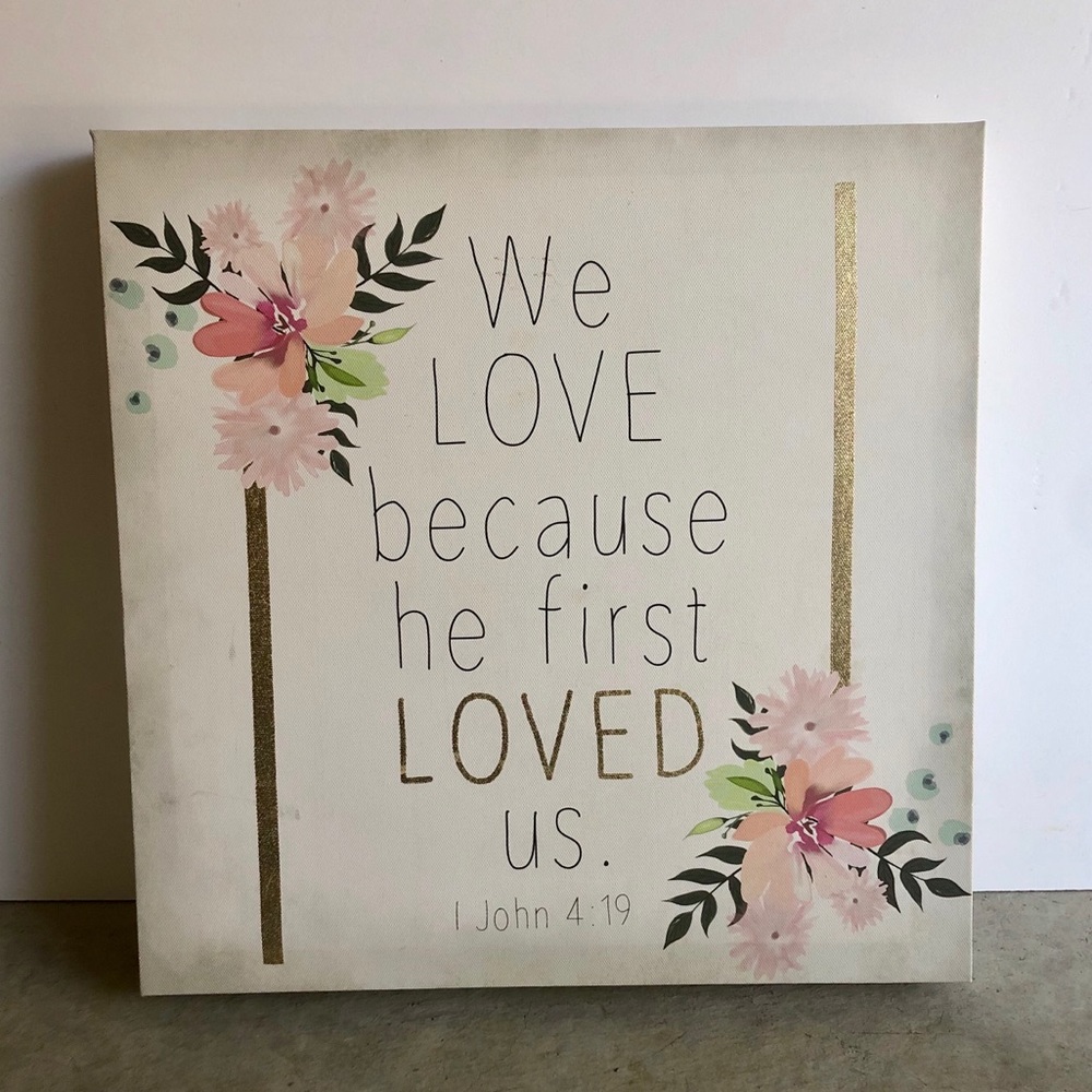 Canvas sign